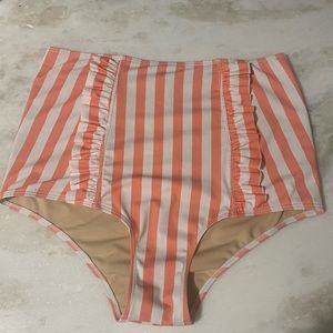 Kortni Jeane peach stripe bottoms